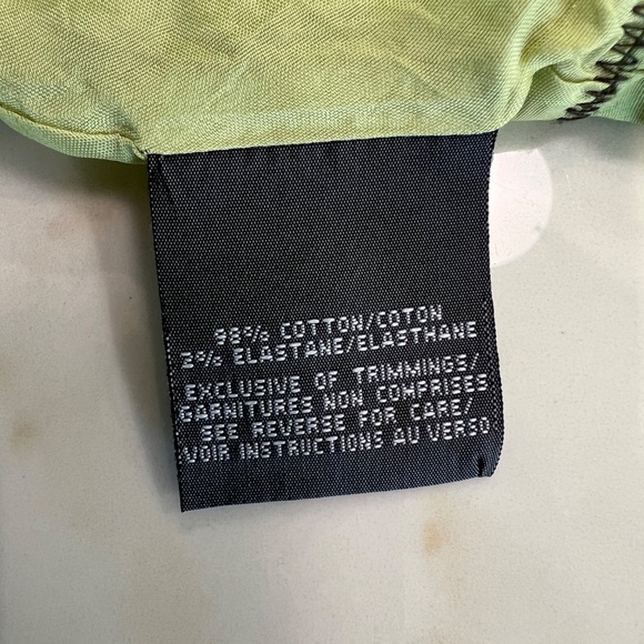 Lole floral  lined asymetrical green skirt - Picture 8 of 8